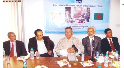 Bhutanese Minister for Economic Affairs visits IBFB Office