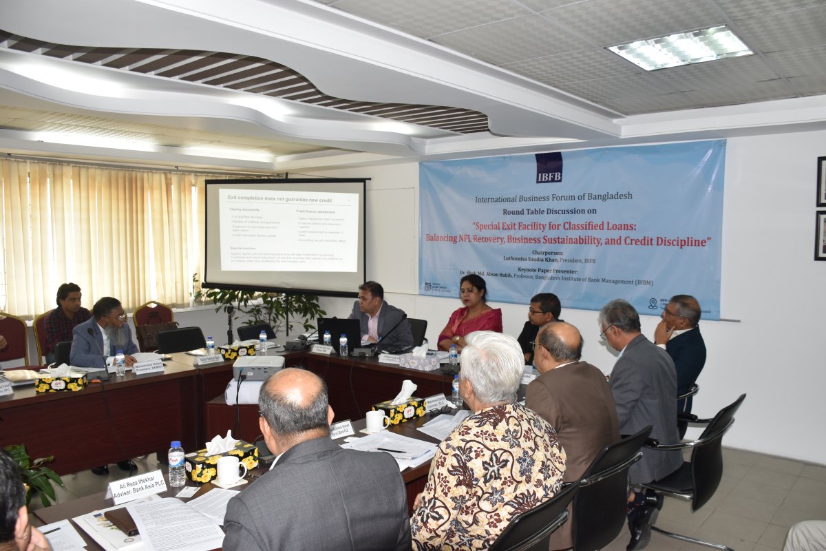 IBFB Holds Roundtable on Special Exit Facility for Classified Loans Stakeholders Stress Need for Consultation Before Major Regulatory Circular<br /><br /><br /><div class=